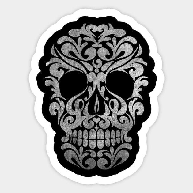 Grey Skull Sticker by SmayBoy